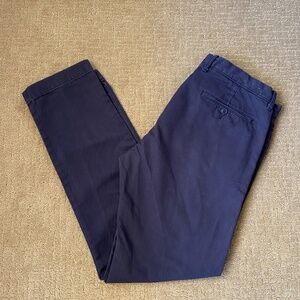 JCrew - slim 484 khakis, W34 L32, navy blue, used
